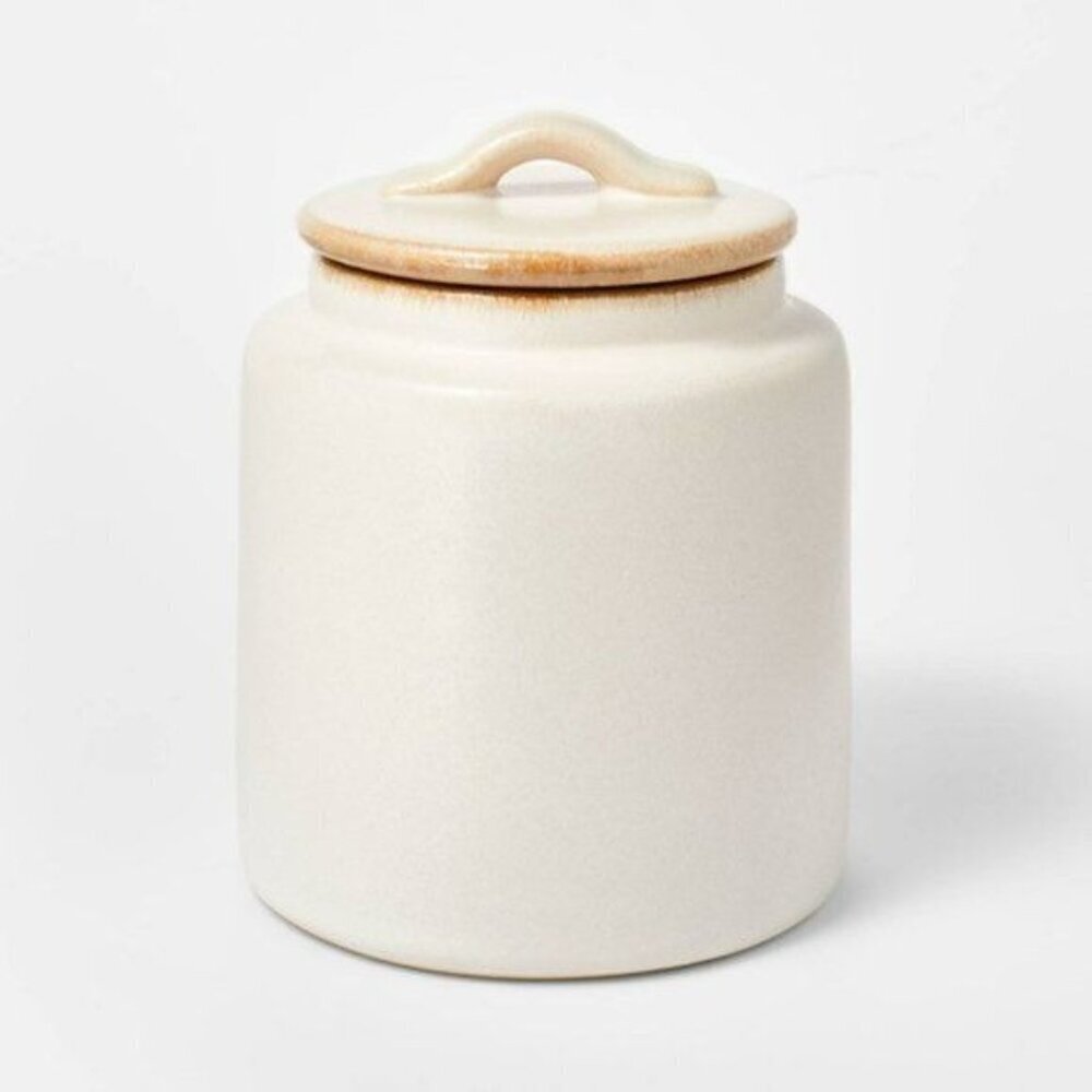 Studio McGee‎ Large Cream Canister - Threshold